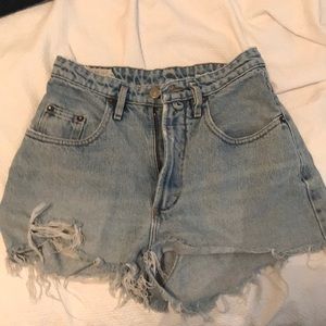Banana Republic High Waisted Jean Shorts